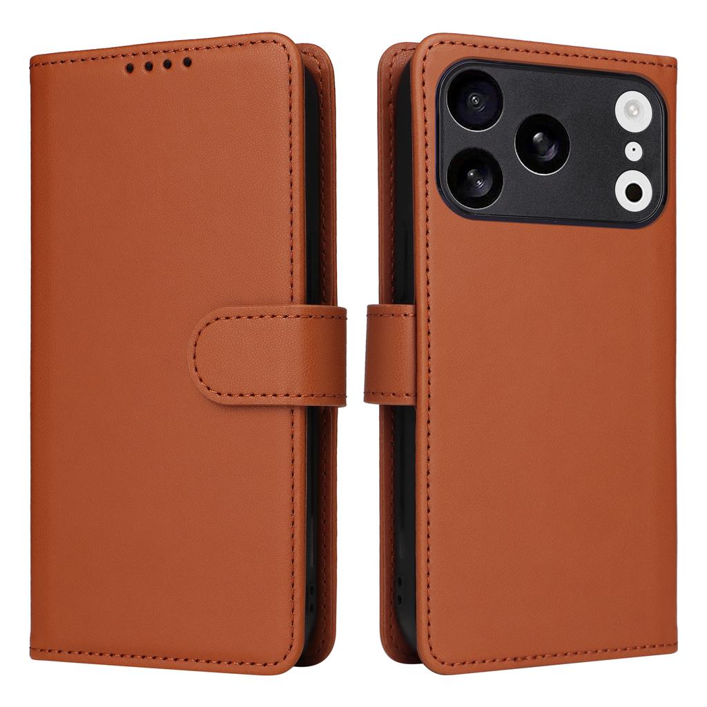 For iPhone 17 Pro Magnetic Case BETOPNICE Detachable PU Leather Phone Cover with Strap