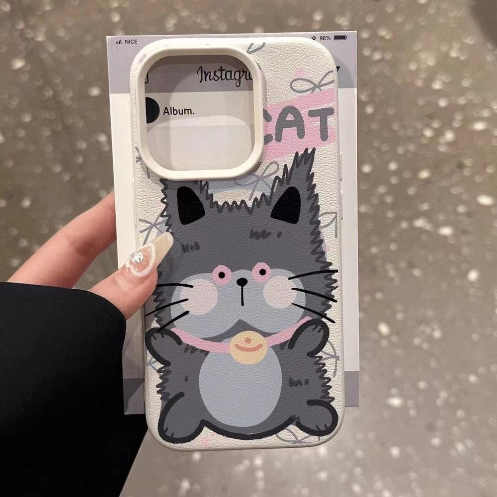 Cartoon Funny Cat for Apple 16 Phone Case for IPhone15promax Skin Pattern 14pro/13 Cute 12 Soft