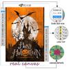 DIY 5D Diamond Painting Halloween Pumpkin And Witch Castle Cross Stitch Kit Full Drill Embroidery Mosaic Art Picture of Rhinestones Gift