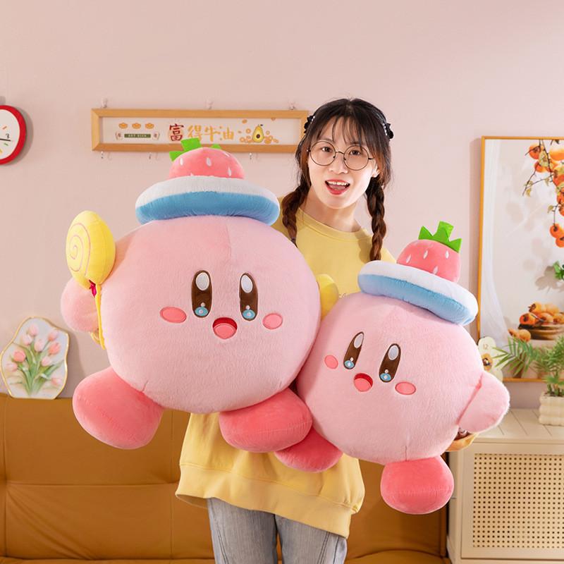 Stuffed Kirby Cartoon Doll With Soft Plush Material For Kids And Gift Giving