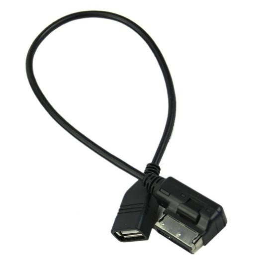 Автомобильный музыкальный интерфейс для AMI MMI AUX-USB-адаптер, кабель-адаптер, флэш-накопитель для Au-di
