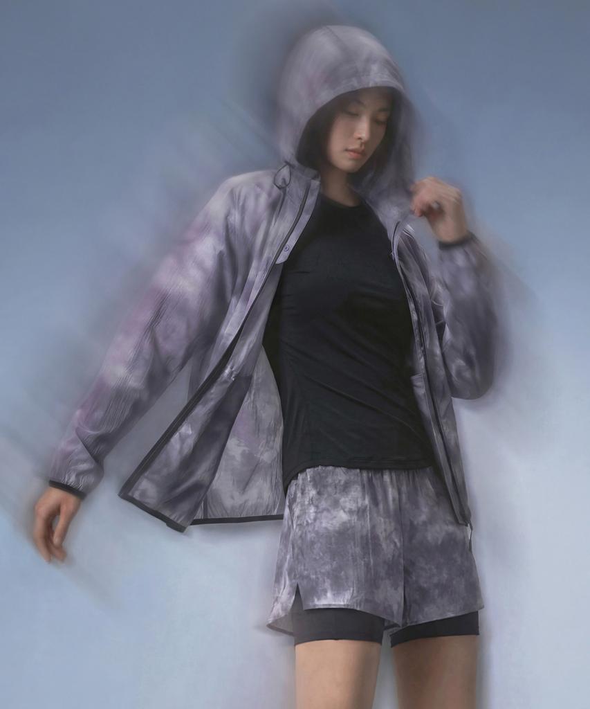 Женская ветровка Rrig с tie-dye, легкая_Pp R1Jp2201