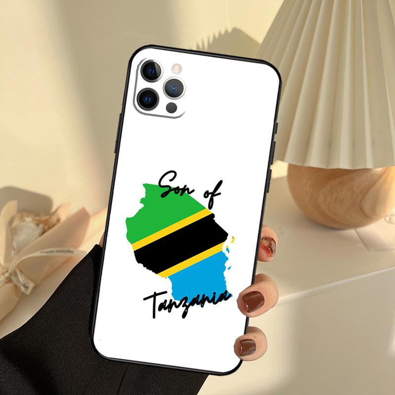 Tanzania National Flag Phone Case For iPhone 15 14 13 12 11 16 17 Pro Max 13 mini 15 16 Plus 16e 17 Air Cover Funda