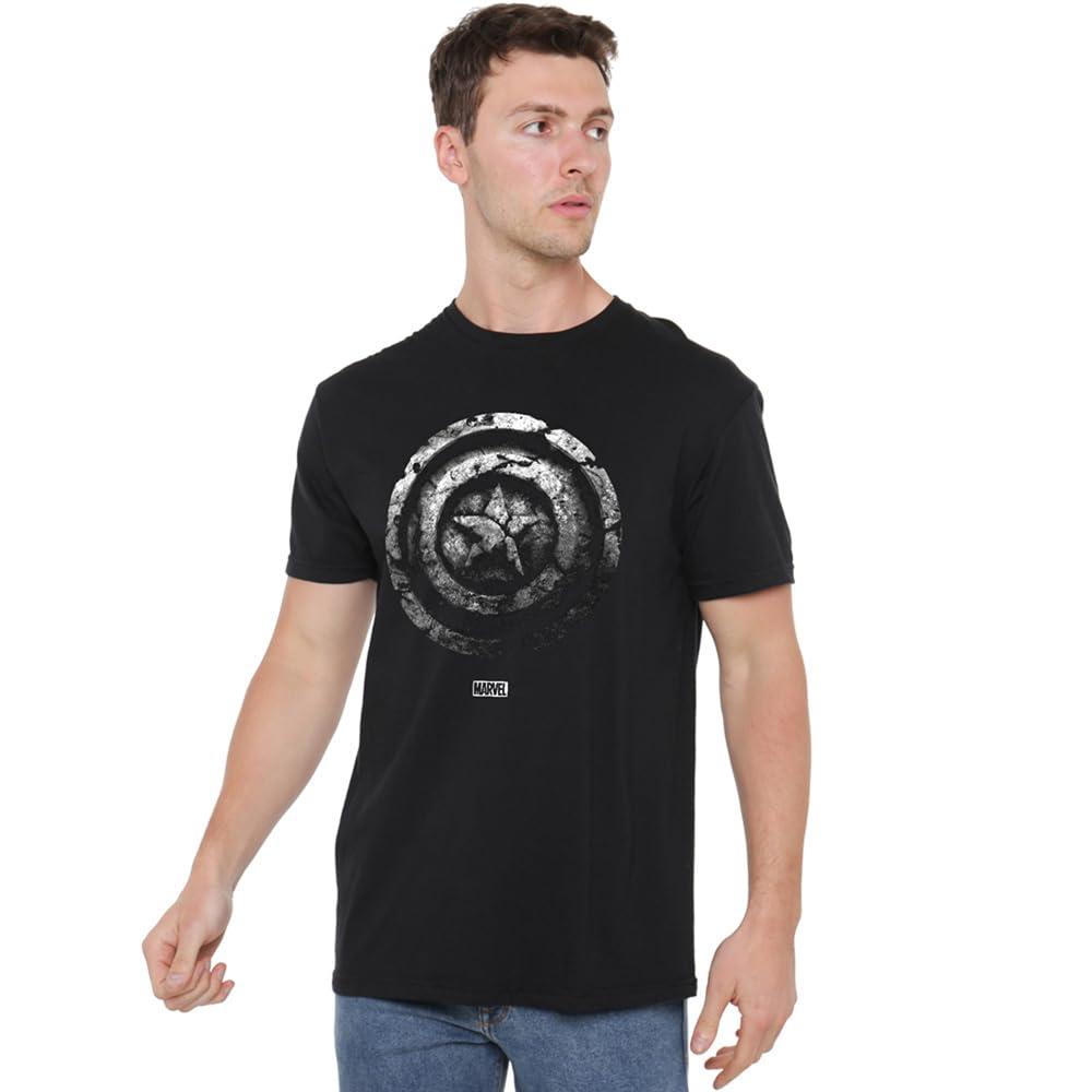 Captain America Mens Brick T-Shirt