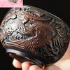 210 мл Master Cup, тисненый вручную высококачественный керамический чайный сервиз, чашки, фиолетовая керамика, чашка для чая в стиле кунг-фу, керамическая посуда, чашка для чая