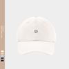 Cute kitten embroidered baseball cap, wide brim, big face, small face, suitable for women's cap with square and round face