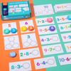 Children's Early Education Digital Arithmetic Card - Building Blocks Addition and Subtraction Matching Logical Puzzle Toy