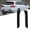 2PCS Rear Window Side Splitter Wing Exterior Trim Left Right Replacement for SEAT 5F FR Mk3 MK3.5 2013‑2021