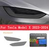 Для TESLA Model X 2024 Автомобильный Внешний Вид Фара Защита от Царапин Передняя Фара Тонировка Защитная Пленка TPU Аксессуары для Ремонта