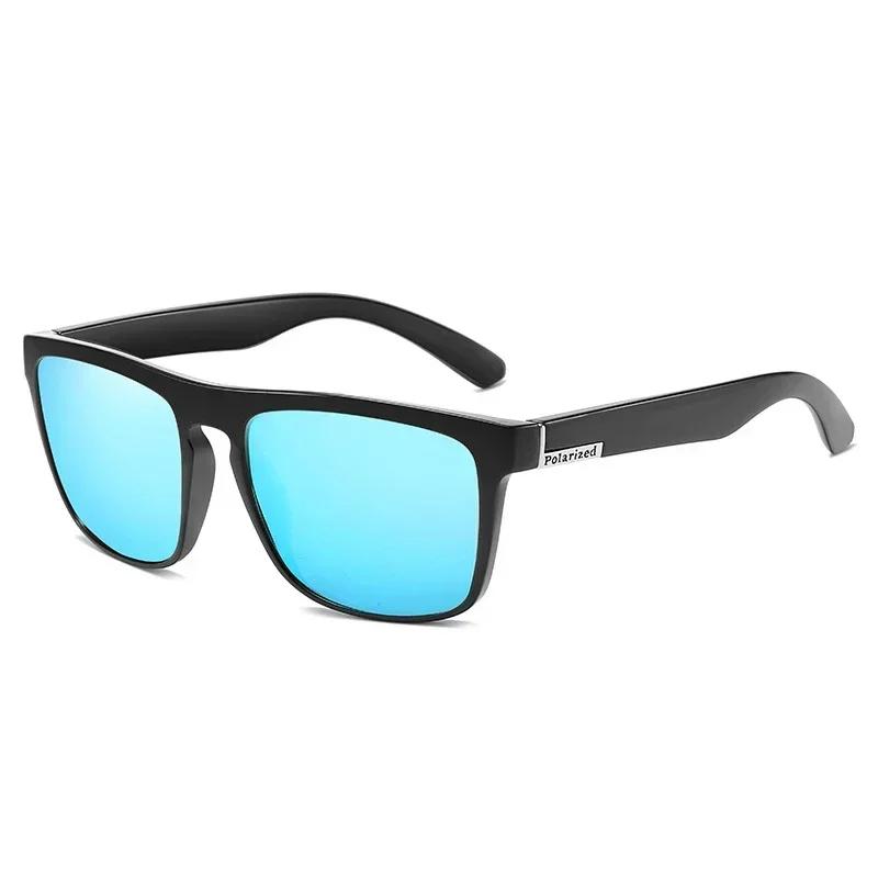 Luxury Cycling Outdoor Women Uv400 Eyewear Retro Driving Fishing Square Frame Sun Glasses Men Polarized Sunglasses