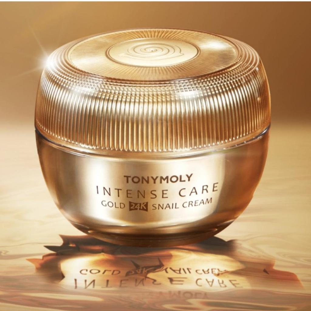 Tonymoly Интенсивный уход Gold 24K Крем для улиток 45мл : Премиальный питательный и подтягивающий