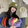 Fried Dough Twists Wool Hat Children Autumn and Winter Students Warm Ear Protection Knitted Hat Lovers Versatile Cold Hat
