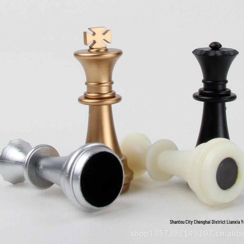 Магнитный складной шахматный набор UB Union 'Золото и серебро' - Пластиковая настольная игрушка для досуга, Идеальный подарок для студента