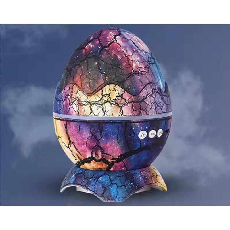 Динозавр Яичная скорлупа Галактический Проектор Звездное Небо Ночной Свет Bluetooth Динамик Милое Украшение Игровой Комнаты Детский Подарок Светодиодная Туманность