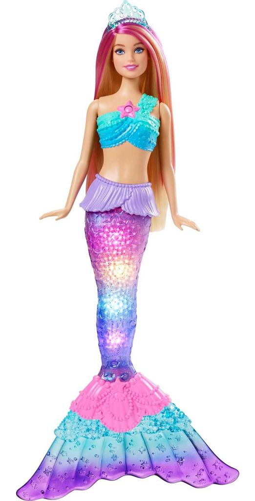 Кукла Mattel Barbie Водная сверкающая русалка 3 и HDJ36 Играй! (Возраст вверх)