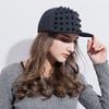 Unisex Punk Hedgehog Hat Personality Jazz Snapback Spike Studded Rivet Spiky Baseball Cap for Hip Hop Rock Dance Bons Dad Hats