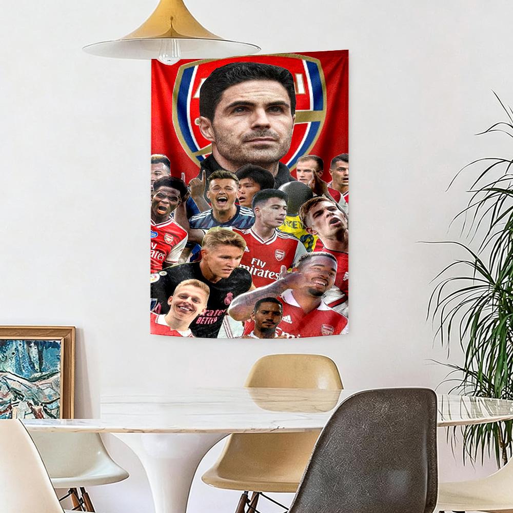Arsenal Wall Decor Tapestry Art For Pet Memorial Birthdaywedding Party Backdrop Family Gift