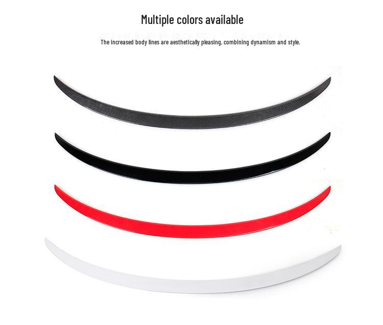 Совместимо с оригинальным задним спойлером-крылом-диффузором Tesla Model 3, сверление не требуется.