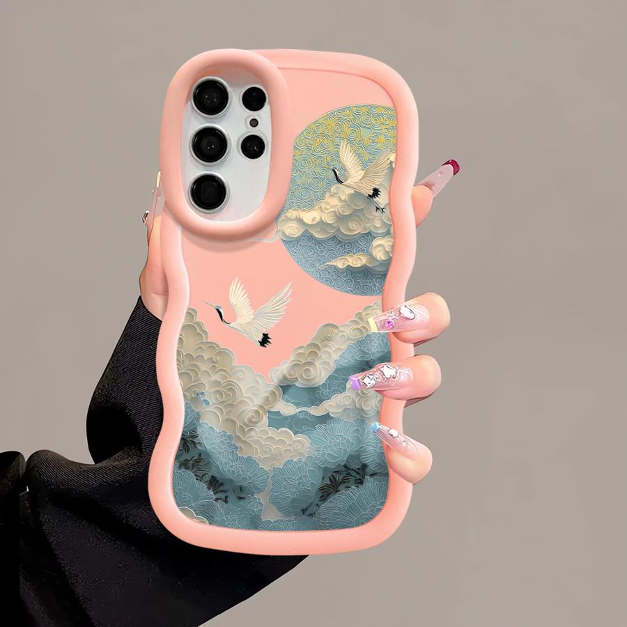 Mountain Art Soft Phone Cover Case for Samsung Galaxy S24 S21 S23 Plus S25 S20 FE A26 A25 S22 Ultra A34 A24 A36 A55 A54 A35