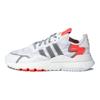 adidas Originals Nite Jogger Тканевые Спортивные Универсальные Нескользящие Дышащие Низкие Кроссовки для Повседневной Носки Унисекс кроссовки Белый Серый Розовый FV1310