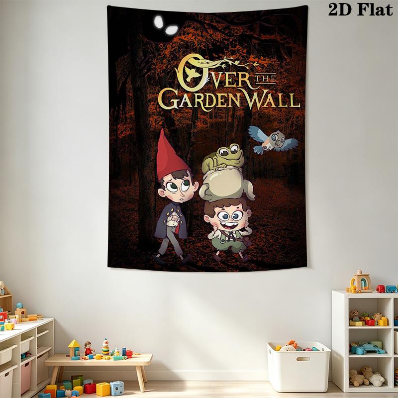 Fantasy garden wall cartoon Pattern Home Decor Tapestry, Wall Hanging, Decorative RV Wall Cloth.ZGT0914218