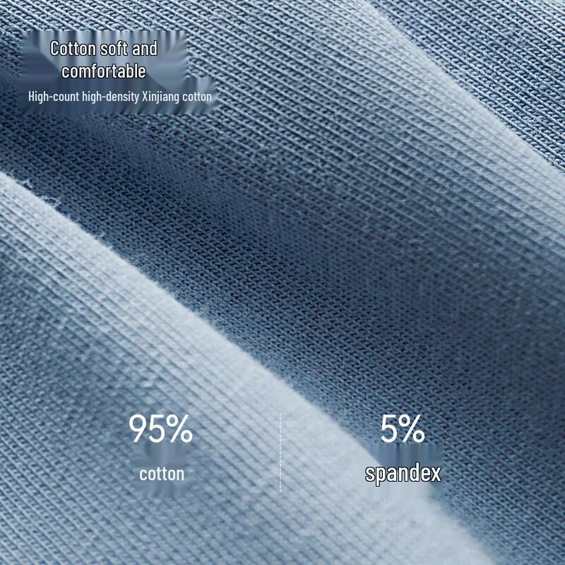 Men's Pure Cotton 10A Antibacterial Boxer Briefs