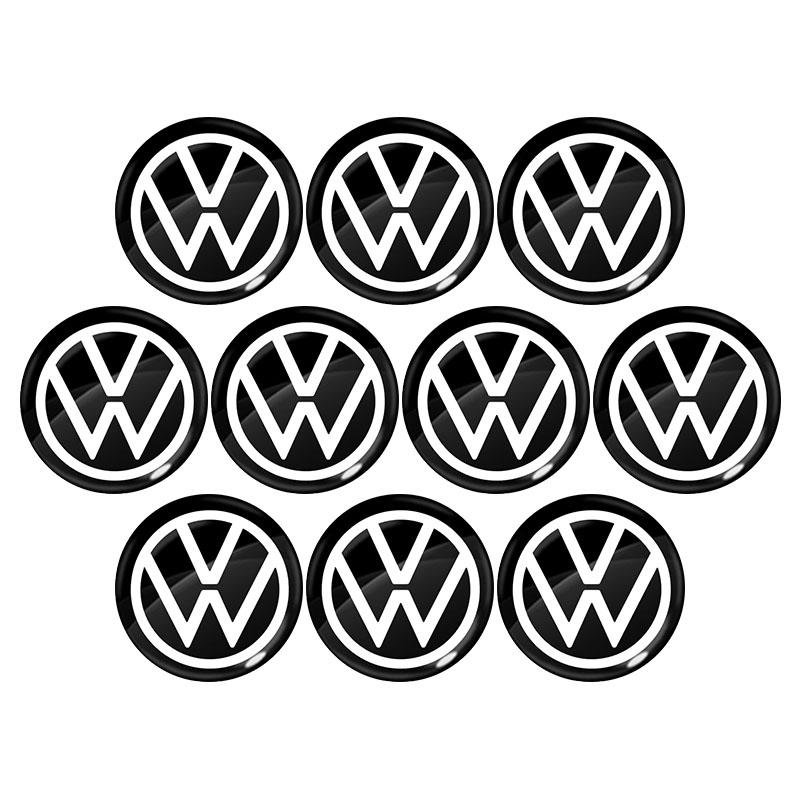 14mm Car Remote Car Key Stickers Emblem Logo Accessories For VW Jetta MK5 MK6 Golf-4 5 6 7 Passat 3B7 601 171 B5 B6 B7 T4 T5
