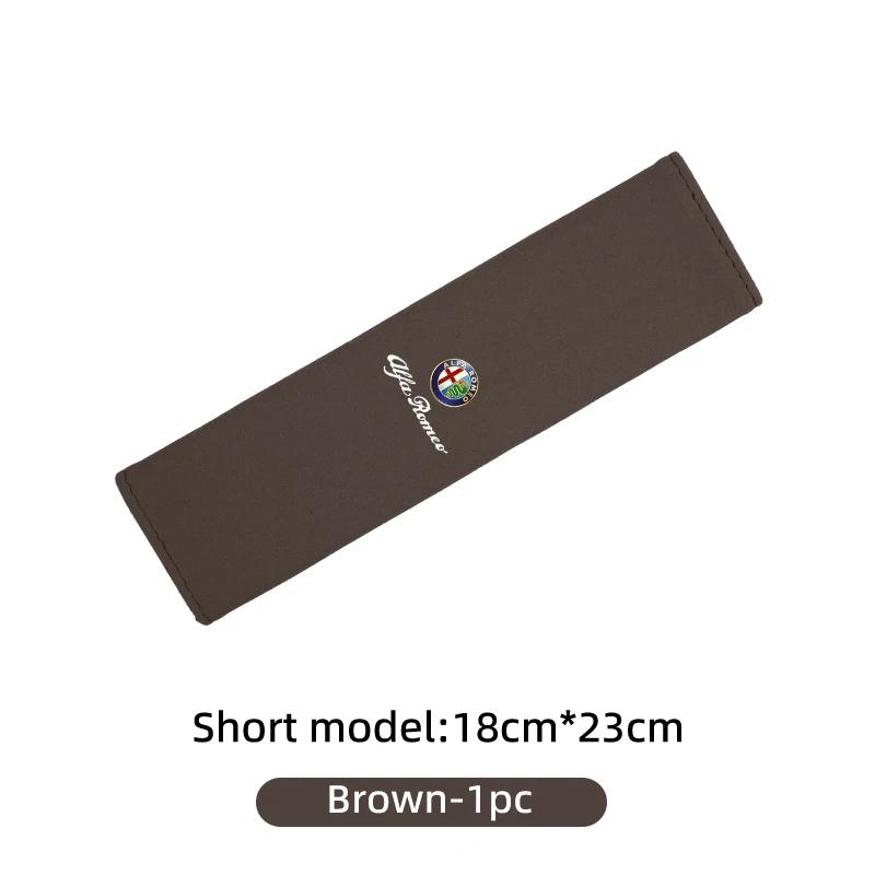Suede Car Seat Belt Shoulder Protector Cover Safety Padding Pad For Alfa Romeo 159 Giulietta Giulia 147 Mito 156 159 166 GT