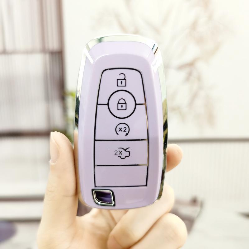 Чехол для ключей Lincoln Corsair & Navigator - Мультяшный дизайн для Aviator, MKZ, Continental, MKC, MKX