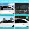 XCBYT Автомобильные шторки для -2024 Corolla - 4 шт. Боковые солнцезащитные шторки для ребенка, Автомобильные чехлы на окна для конфиденциальности с дышащей сеткой - Защита от УФ,