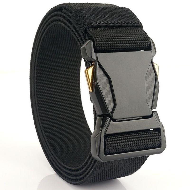 Мужской тактический ремень с быстросъемной пряжкой, эластичный ремень для мужчин, прочный мягкий нейлоновый джинсовый уличный эластичный военный ремень для охоты