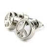 [J1165] - Silver 'Peace' Designer Earrings