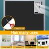 100% Blackout Curtain DIY Portable Travel Blocking Light Black Cloth No Drill Living Room Bedroom Home Cuttable
