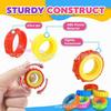 New Fidget Toys - Silicone Sensory Fidget Rings For Adults Teens Massager Stress Relief Relax Fidget Toy For Autism Anxiety