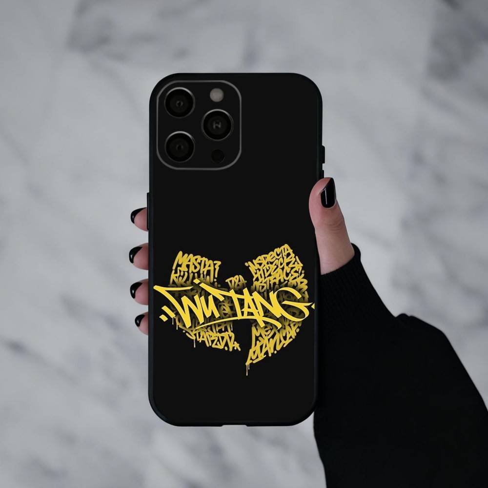 Wu-Tang Wu T-Tang C-Clan-N U-Ultra Чехол для телефона для iPhone 17pro,16,15,14,13,12,11 Plus,Pro Max,XS,Мягкий силиконовый черный чехол