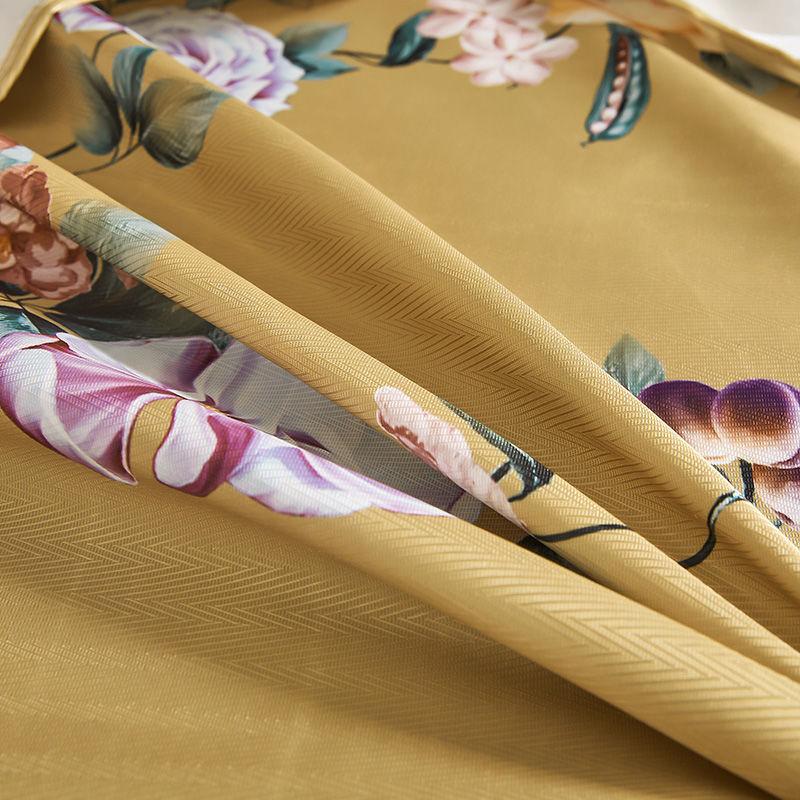 Роскошное моющееся ледяное мягкое постельное белье, кружевная юбка для кровати, живописные покрывала с вышивкой, королевский размер, складной крутой коврик