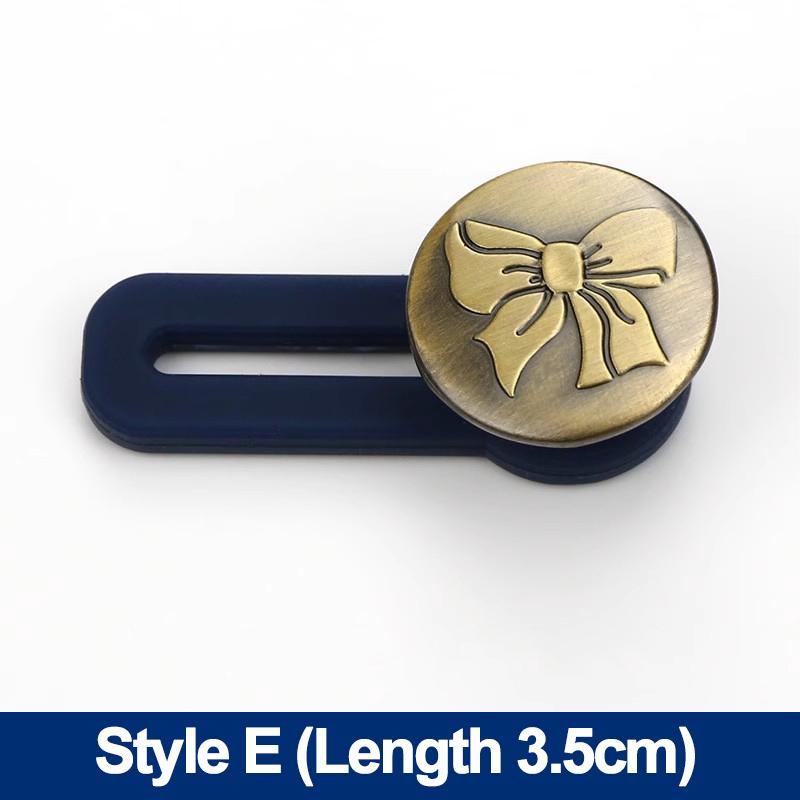 10/5/2/1pcs Metal Jeans Button Extender Free Sewing Adjustable Pants Waist Extender Buttons Retractable Waistband Buckle DIY Skirts Trousers