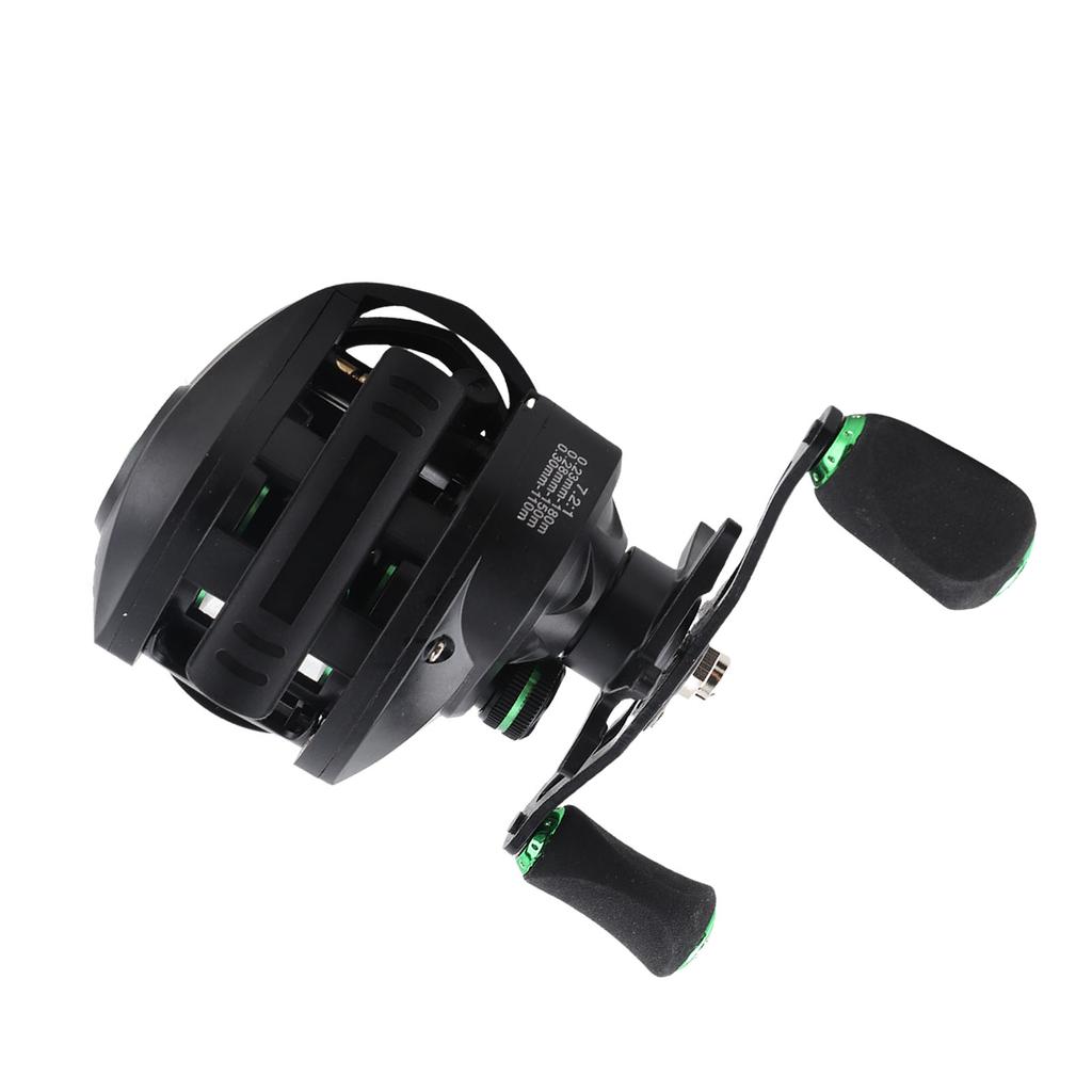 HL Металлическая катушка для бейткастинга Левая рука Магнитный тормоз Рыболовный аксессуар