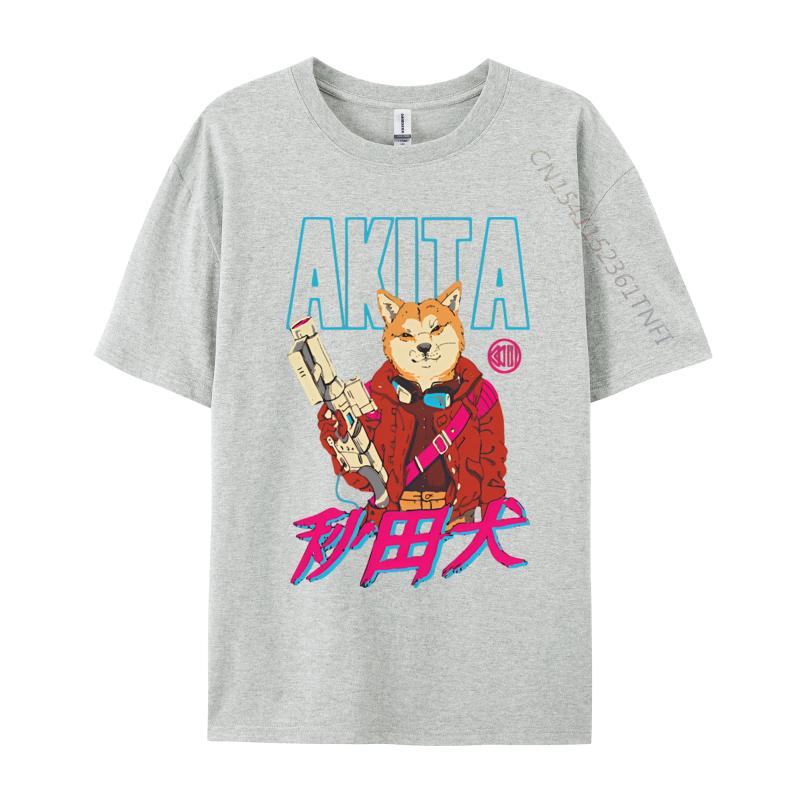 Adult Latest Printing Tops Tees Cotton Top Tshirts Akita Neo Tokyo Tshirt Vintage Tshirt Brand T Shirt