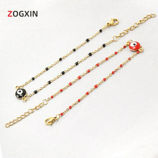 Европейский и американский браслет из нержавеющей стали с 18-каратным золотым покрытием, регулируемый, с геометрическим дизайном, с цирконом для женщин