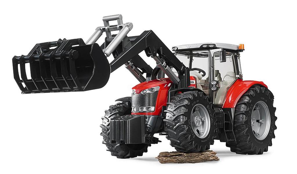 Bruder Massey Ferguson 7600 с фронтальной загрузкой