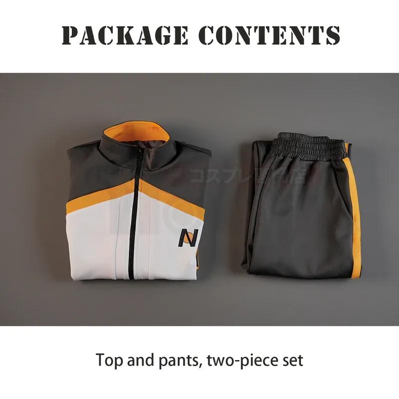 Re:Life In A Different World From Zero Anime Natsuki Subaru Cosplay Costume Embroidery Full Zip Tracksuit Elastic Pants