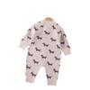 2024 Autumn/Winter Infant & Toddler Sweaters & Jumpsuits: Newborn Romper, Full-Print Baby Crawling Clothes.