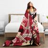 Warm Blanket Camping B-Bettys Boops Throw Blanket  Flannel Bedspread For Living Room Comfortable Sofa Bed Cover