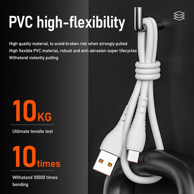 Hot Sale Soft Factory Cheap Price Mobile Phone Data Cable Type c Android Fast Charging Type c Cable