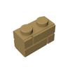 MOC 10 ШТ 98283 Модифицированный 1x2 С Профилем Кирпичной Кладки Строительные Блоки Высокотехнологичные Кирпичики Образовательные Идейные Игрушки Подарок Ребенку на День Рождения