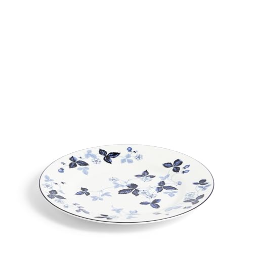 [Официальный импорт] Тарелка Wedgwood Strawberry Ink Blue, 20 см, Свадебный подарок, 1072181