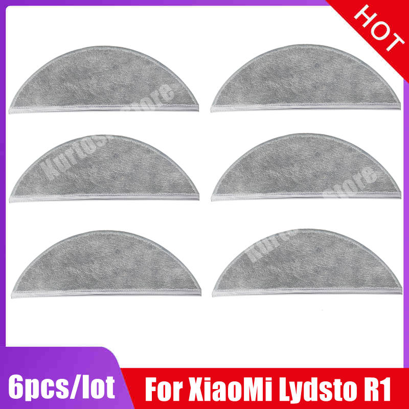 Mop Cloth HEPA Filter Side Brush For Xiaomi Lydsto R1 R1A Accessories Spare Parts Robot Vacuum Cleaner Replacement Mop Rags