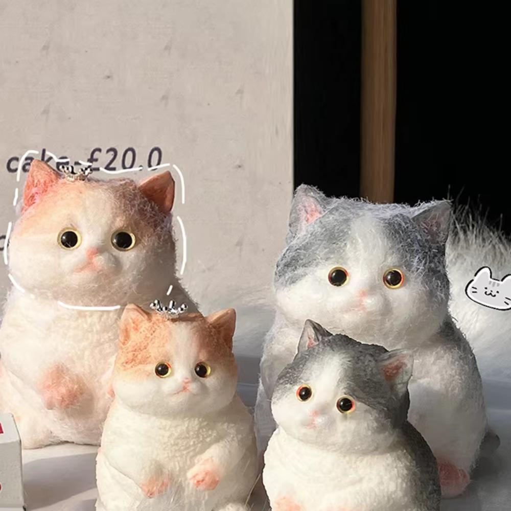 Силиконовый Котик Сквиш Игрушка-антистресс Большая Кошка Мягкие Игрушки для Сжатия для Взрослых Детей