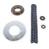 T8F Front and Rear Sprocket Chain Kit with 116 Links Chain 10mm 10TH 44T Rear Chain Sprocket Toothle